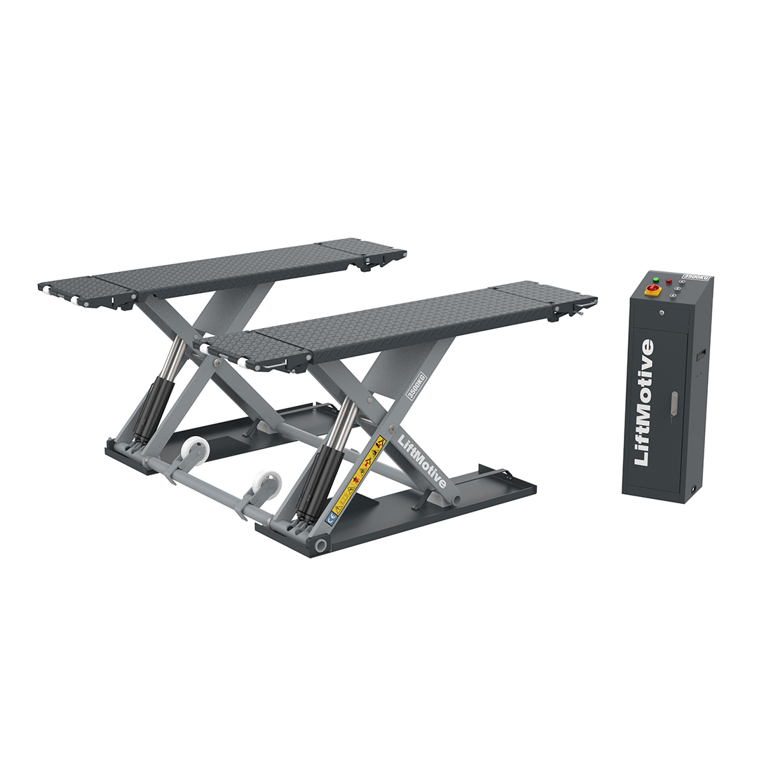 LM-3500MRP Mobiele Schaarhefbrug Bandenbrug Poetsbrug