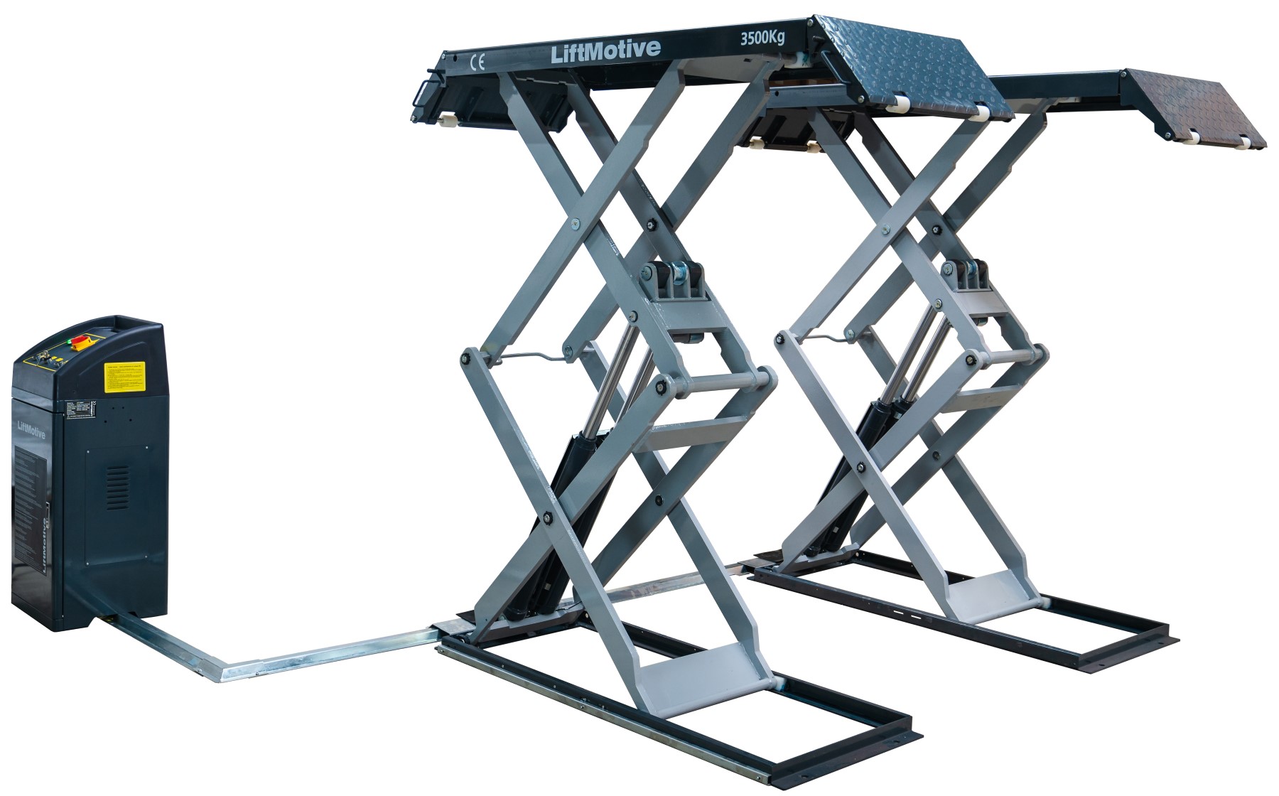 LiftMotive LM-3500FR Wielvrije Schaarhefbrug 3.5T Schaarbrug LiftMotive LM-3500FR Wielvrije Schaarhefbrug 3.5T Schaarbrug