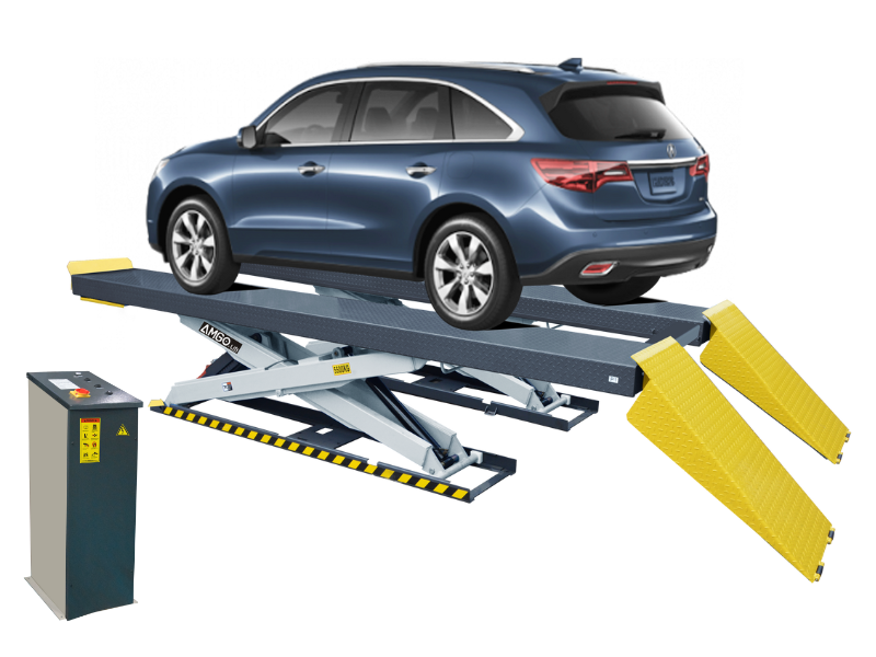 AMGO X550 Oprijschaarhefbrug APK 5500KG 5.5T APK RAI