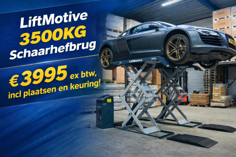 Schaarhefbrug Wielvrij 3500KG Schaarhefbrug Wielvrij 3500KG